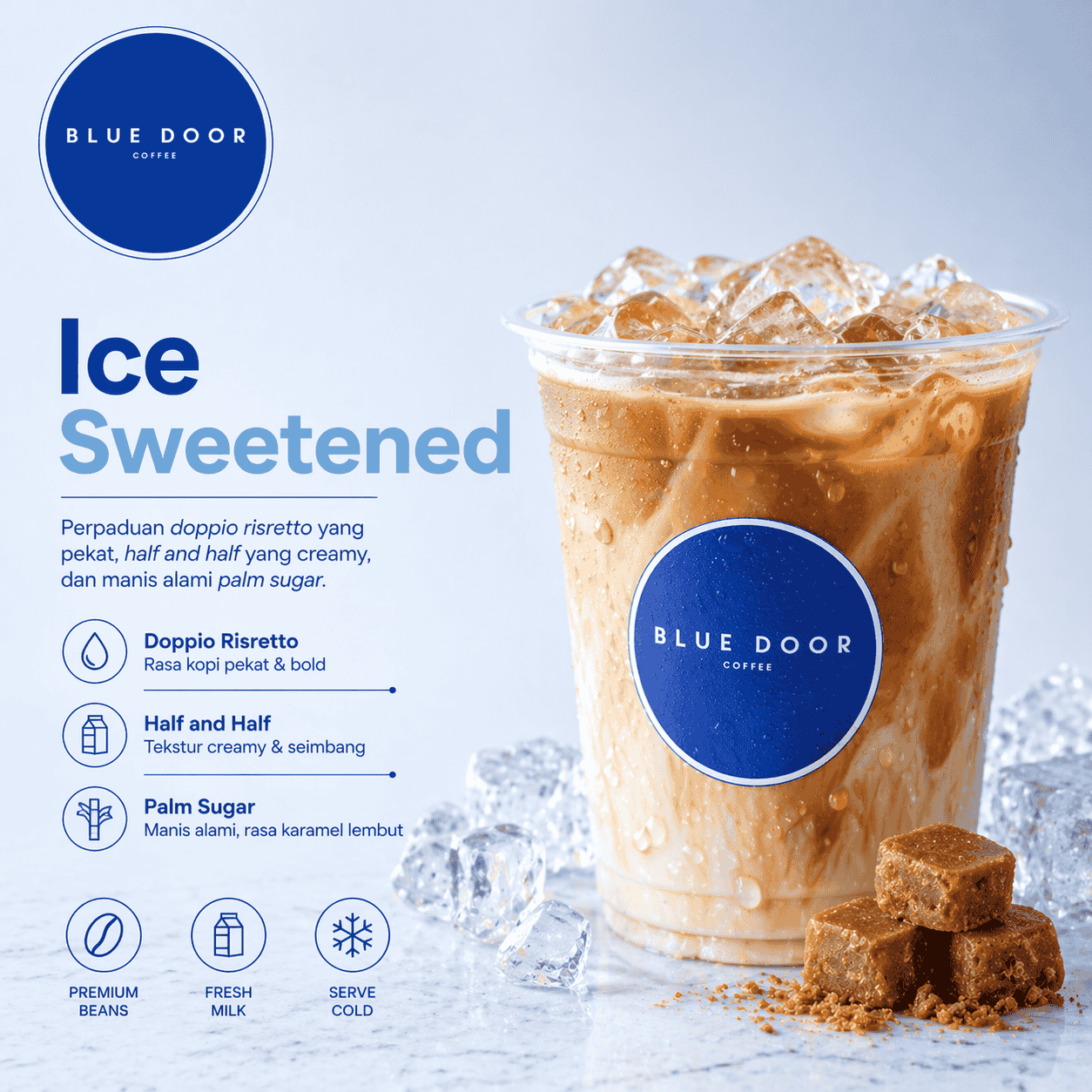Ice Sweetened Blue Door Coffee